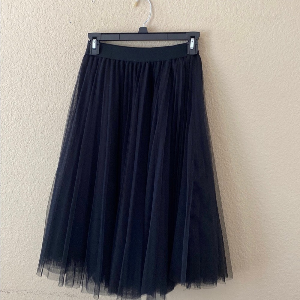 Black Tulle Skirt